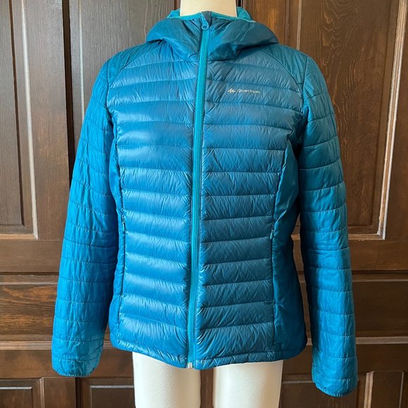 Decathlon Jackets & Coats Decathlon Quechua Down Puffer Jacket Teal